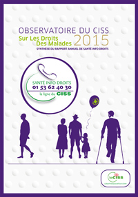 Couverture de l'Observatoire 2015 Santé Info Droits